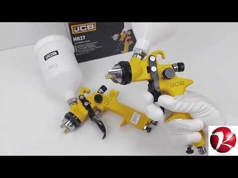 Комплект бояджийски пистолети 3 части JCB - Image 11