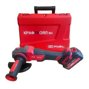 Акумулаторен ъглошлайф 36V 8Ah 125 мм KraftRoyal Red Mx Fuel