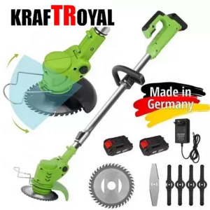 Акумулаторен тример 36V 8Ah KraftRoyal с 2 батерии и зарядно