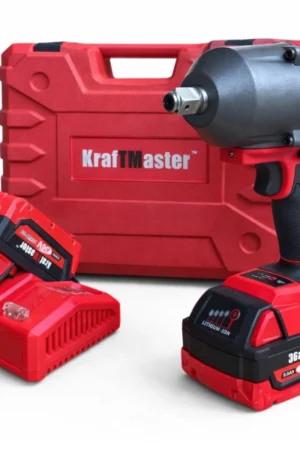Акумулаторен ударен гайковерт KrafTMaster 36V 8Ah – професионален, мощен, безчетков