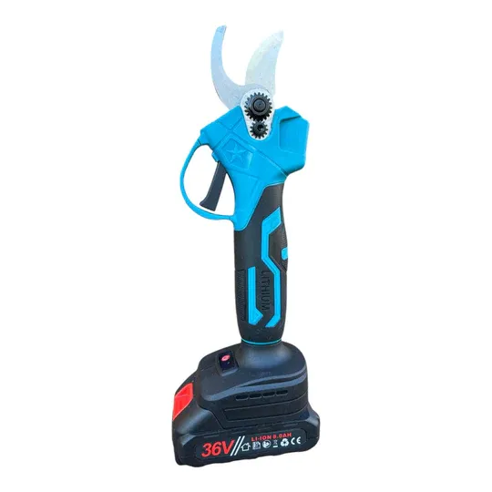 Акумулаторна безчеткова лозарска ножица WerkBull – 36V/8Ah с две батерии - Image 2