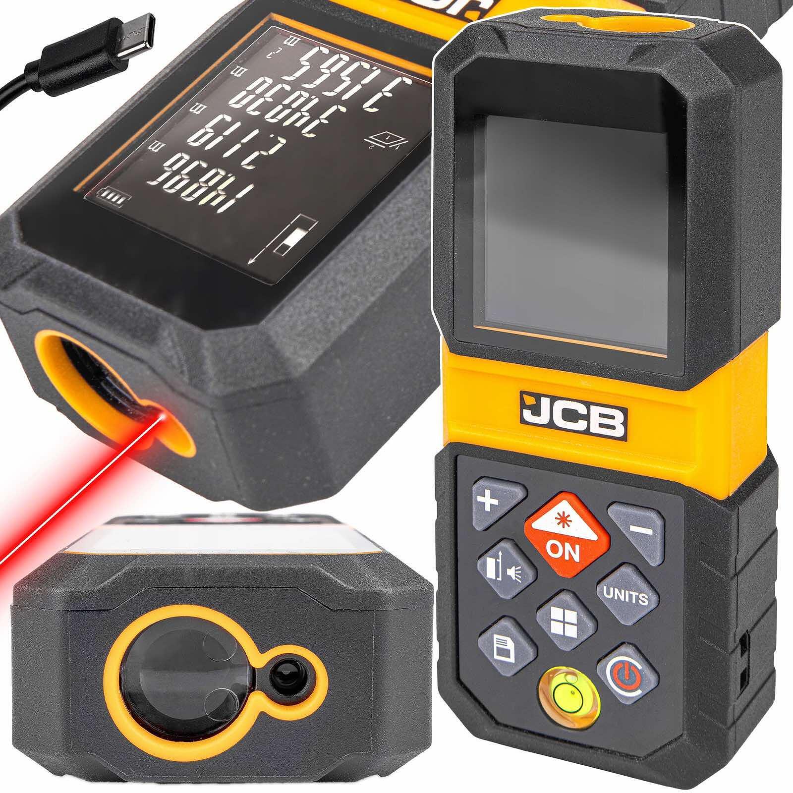 Акумулаторна лазерна ролетка JCB 80 м - Image 4