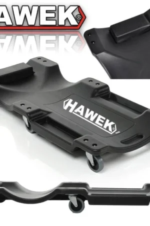 Автомонтьорска лежанка HAWEK с 6 колела и облегалка за глава