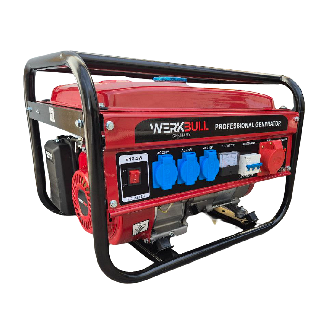 Четиритактов Генератор за Ток 4,5 kW, WerkBull