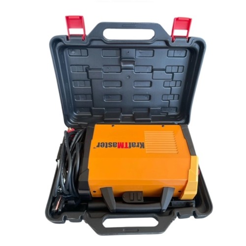 Инверторен електрожен KraftMaster MMA-400A с дисплей, пластмасов куфар и соларна маска - Image 3