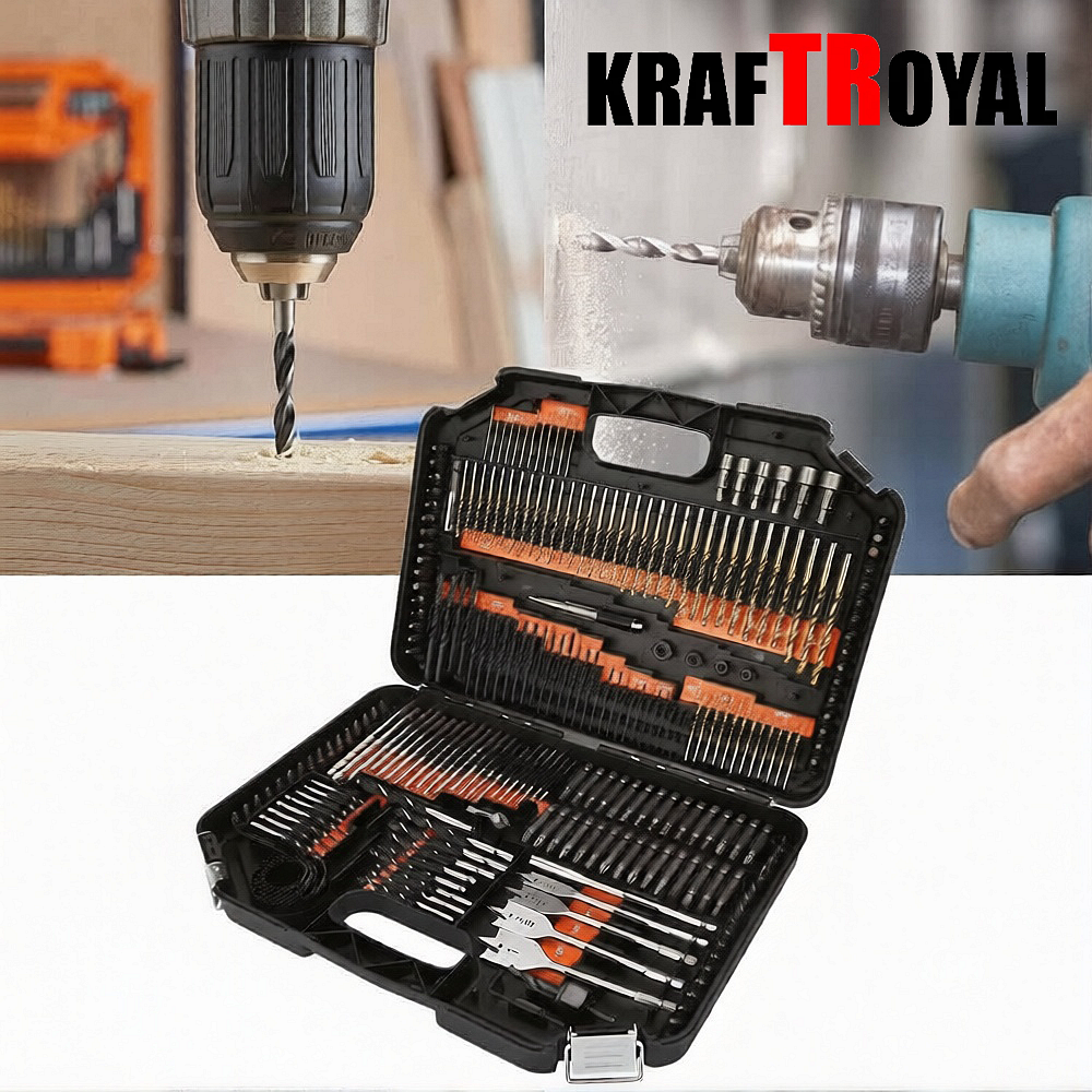 Комплект битове и свредла Kraftroyal 246 части - Image 2