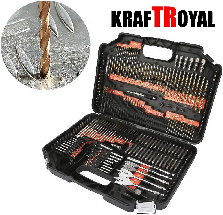 Комплект битове и свредла Kraftroyal 246 части - Image 3