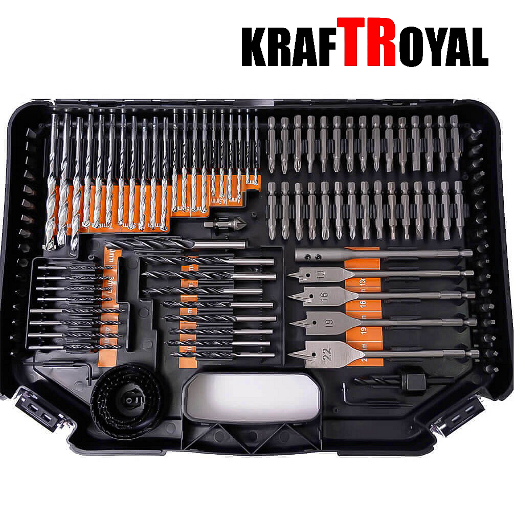 Комплект битове и свредла Kraftroyal 246 части - Image 6