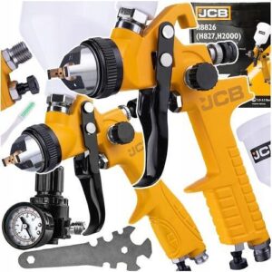 Комплект бояджийски пистолети 3 части JCB