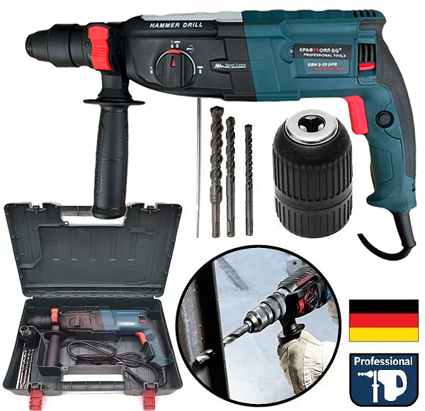 Перфоратор 1200w 3 j KraftRoyal – пробивна бормашина