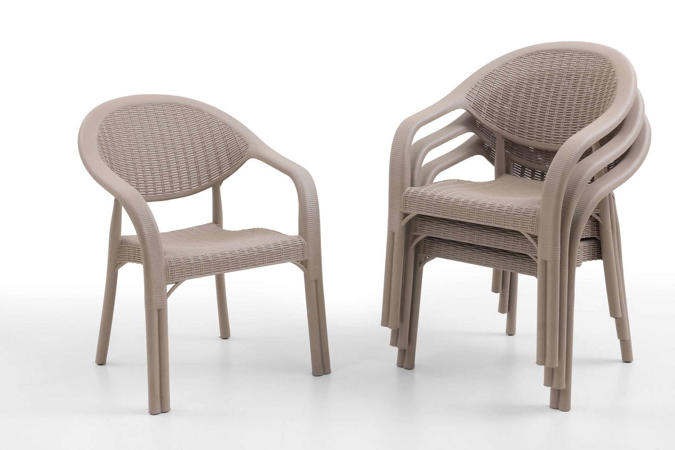 Стол Bamboo Pro масивен стол – кафяв, антрацит, черно и капучино Макс 150 кг. - Image 9